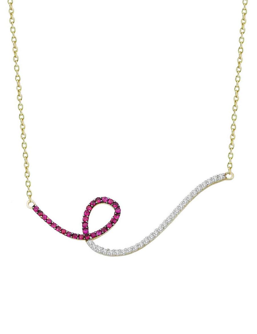 Hayat Yakut Pırlanta Kolye resmi