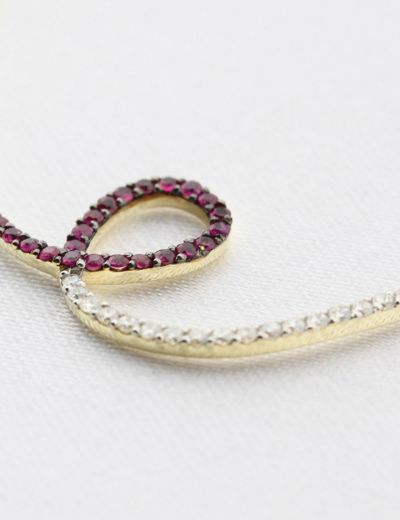 Hayat Yakut Pırlanta Kolye resmi