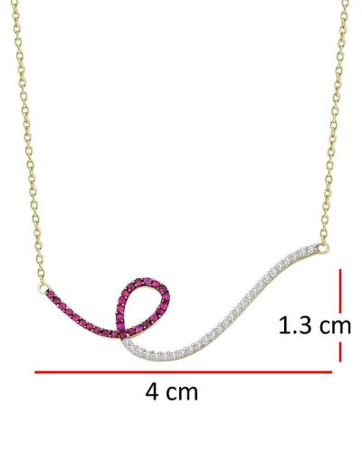 Hayat Yakut Pırlanta Kolye resmi