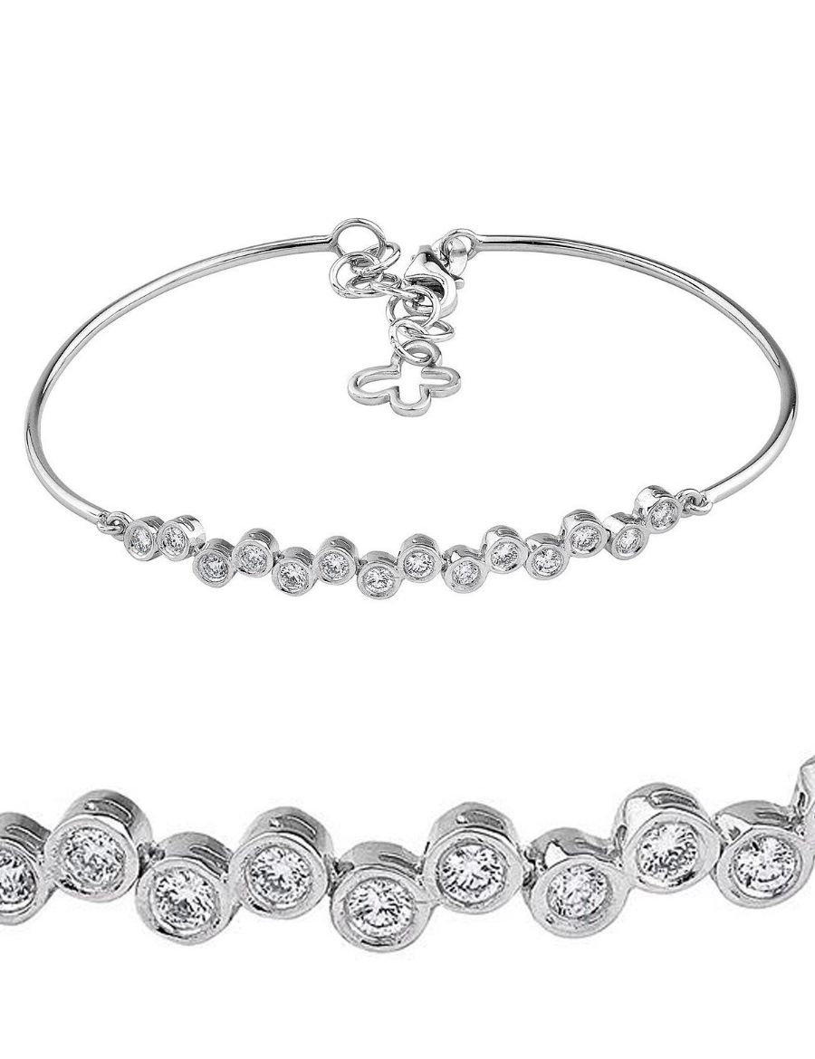 0.41ct (E-F vs) Pırlanta Suyolu Bileklik resmi