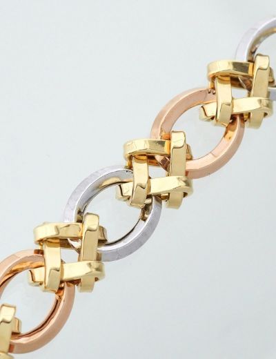 3 Renk Altın Hallow Bileklik resmi