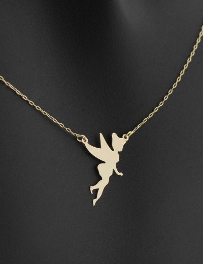 14K Altın Peri Kolye  4N37045 resmi