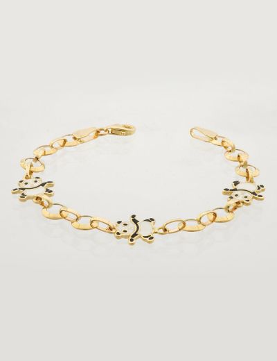 Panda Altın Çocuk Bileklik resmi