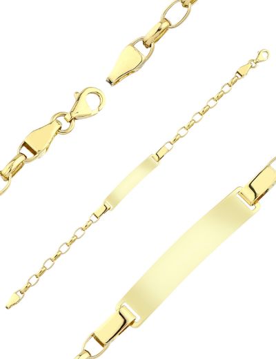 Klasik Zincir Altın Çocuk Künye resmi