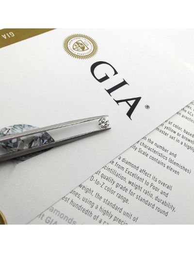 0.40 Karat D vs2 GIA Sertifikalı Pırlanta Tektaş Yüzük resmi