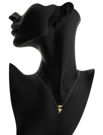 Bir Şemsiyenin Altında 14K Altın Kolye resmi