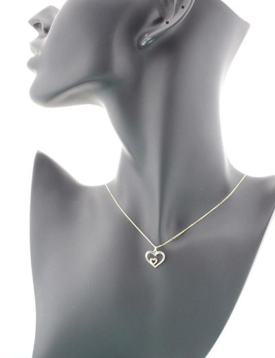 Kalbimdeki Yerin 14 Ayar Altın Kolye resmi