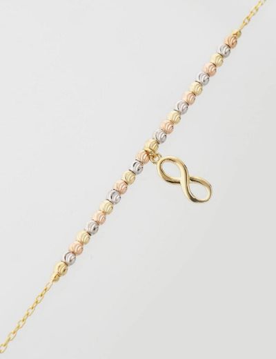 Altın Dorika Sonsuzluk Bileklik resmi