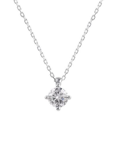 Pırlanta Tektaş Kolye-0.10 Karat resmi