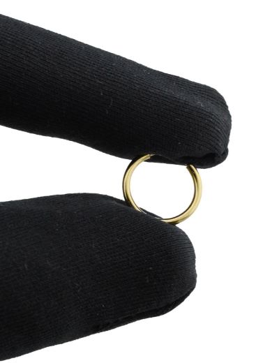 Altın Minik Halka Küpe (Çap: 1.5cm) resmi