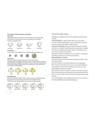 0.30 Karat E vs2 GIA Sertifikalı Tektaş Yüzük resmi