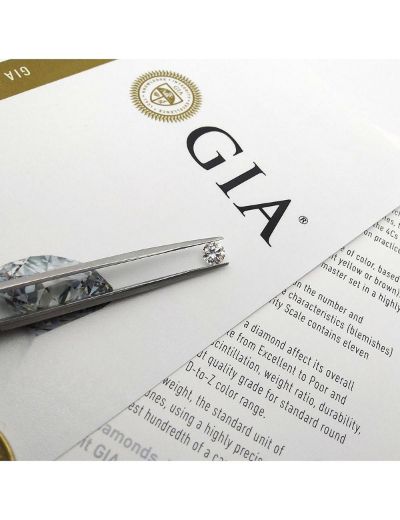 0.50 Karat D vs2 GIA Sertifikalı Pırlanta Tektaş Yüzük resmi