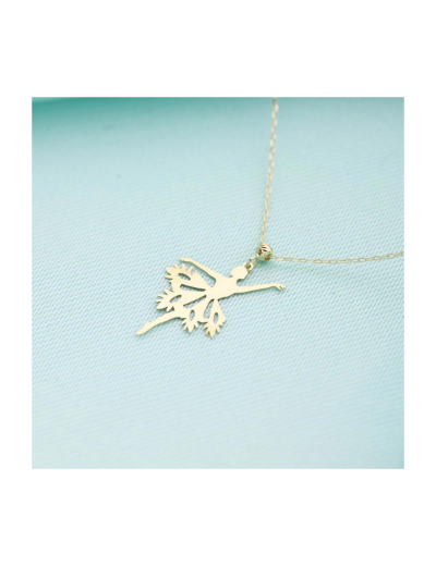 Balerin 14 Ayar Altın Kolye resmi