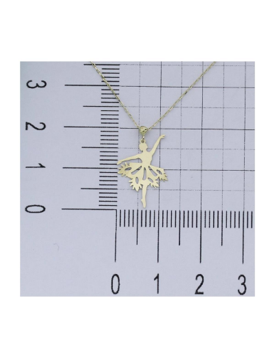 Balerin 14 Ayar Altın Kolye resmi