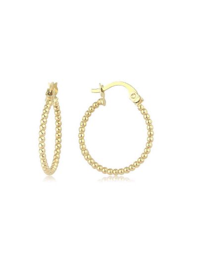 Altın Top Halka Küpe (Çapı:1.8cm) resmi
