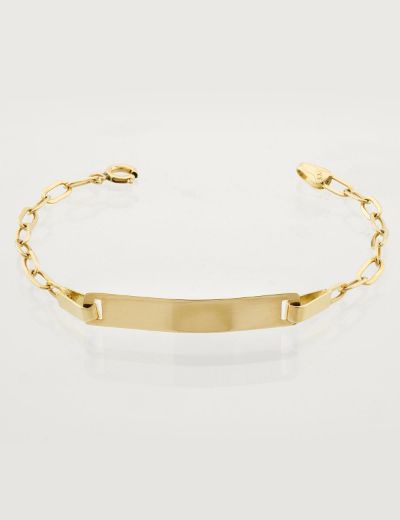 Altın Bebek Künye Bileklik resmi