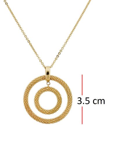 22 Ayar Vizzaro Altın Kolye resmi