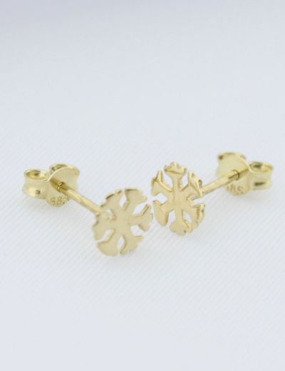 Altın Kar Tanesi Tragus Küpe resmi