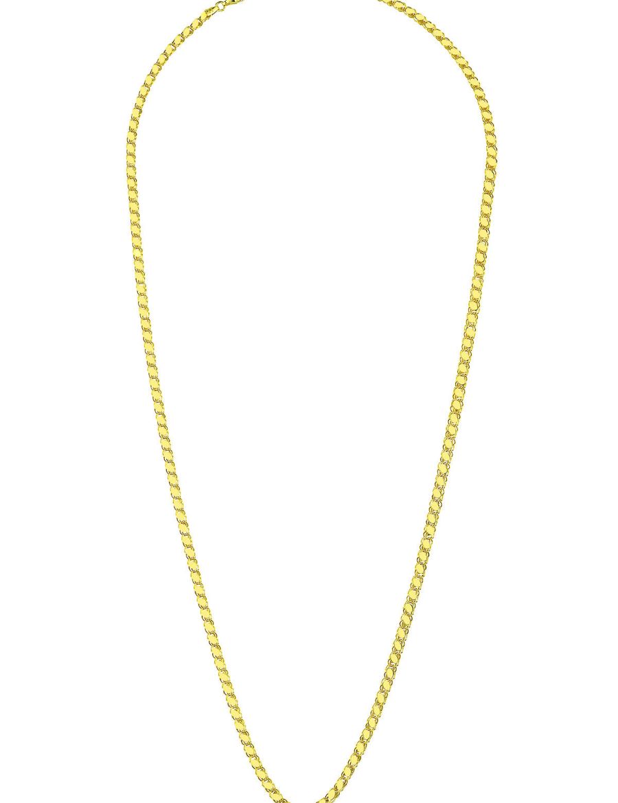 Pullu 4mm Altın Zincir  55cm /22 Ayar resmi