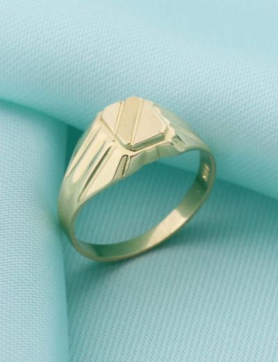 14 Ayar Altın Erkek Yüzüğü resmi