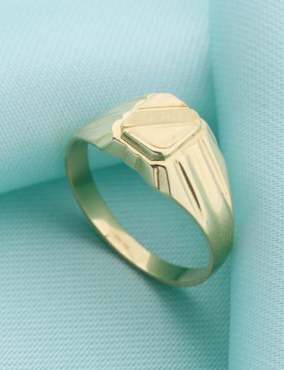 14 Ayar Altın Erkek Yüzüğü resmi