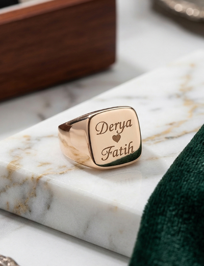 14 Ayar Altın Fantezi Yüzük resmi