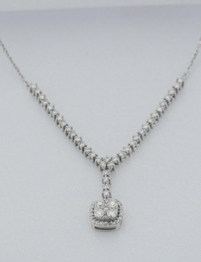 Pırlanta Koronet Su Yolu Kolye resmi