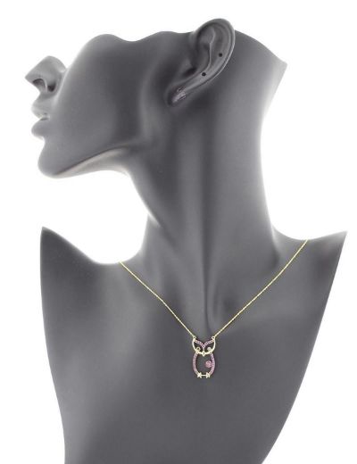 Yakut Baykuş Kolye resmi