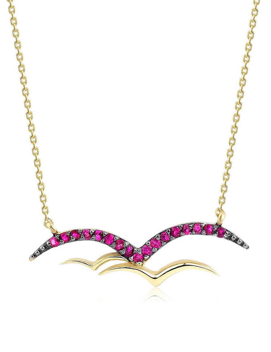 Yakutlu Martı Kolye resmi