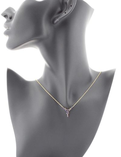 Üzüm Salkımı Safir Kolye resmi