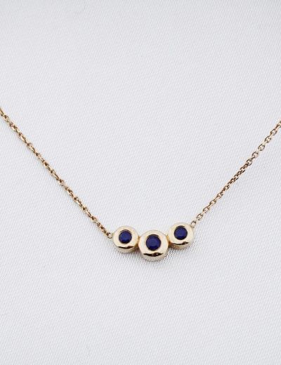 Safir Tria Kolye resmi