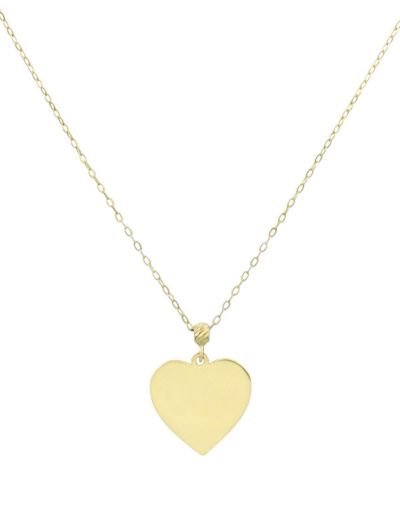 14 Ayar Altın Kalp Kolye resmi