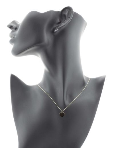 14 Ayar Altın Kalp Kolye resmi