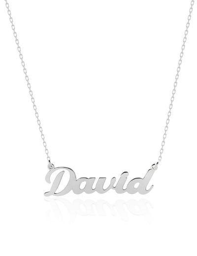 İtalik İsimli Kişiye Özel Altın Kolye - 14 Ayar resmi