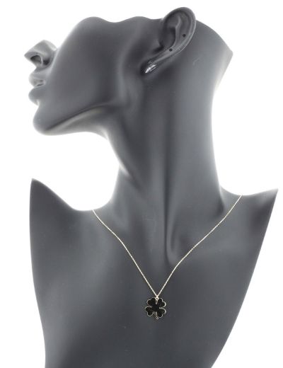 Altın Yonca Kolye resmi