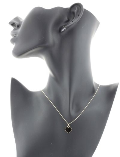 Altın Kalp Kolye resmi