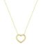 Altın Kalp Kolye resmi