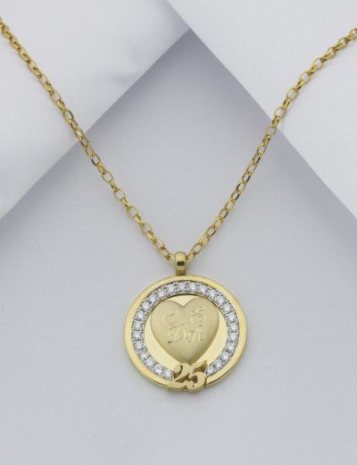 25. Yıllarında Kişiye Özel Pırlanta Kolye resmi