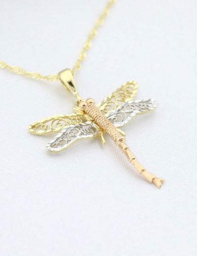 14 Ayar  Altın Yusufcuk Kolye resmi