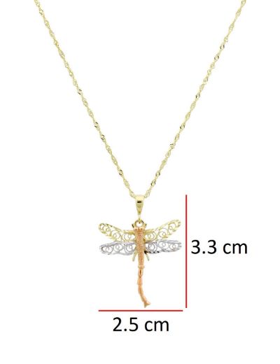 14 Ayar  Altın Yusufcuk Kolye resmi