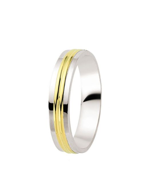 Kadın 14 Ayar Altın Tasarım Alyans -Nişan Yüzüğü resmi
