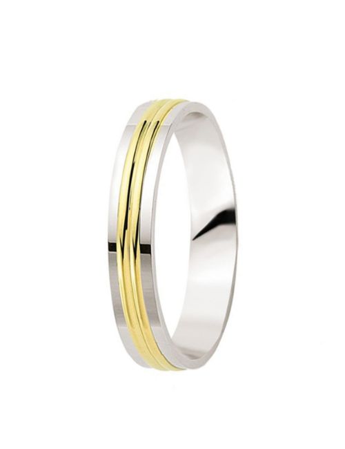 Erkek14 Ayar Altın Tasarım Alyans -Nişan Yüzüğü resmi