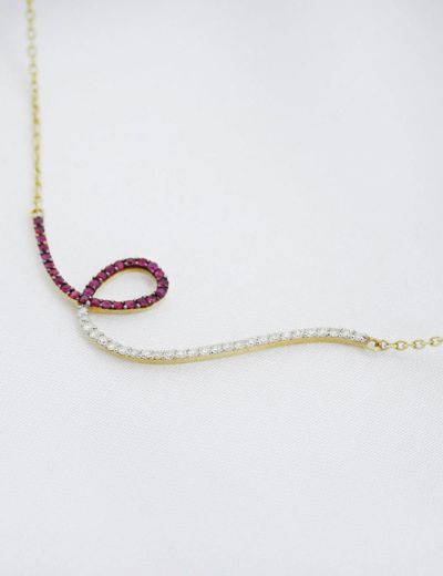 Hayat Yakut Pırlanta Kolye resmi