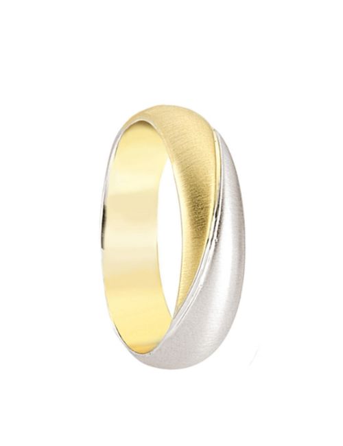Erkek 14 Ayar Altın Tasarım Alyans - Nişan Yüzüğü resmi