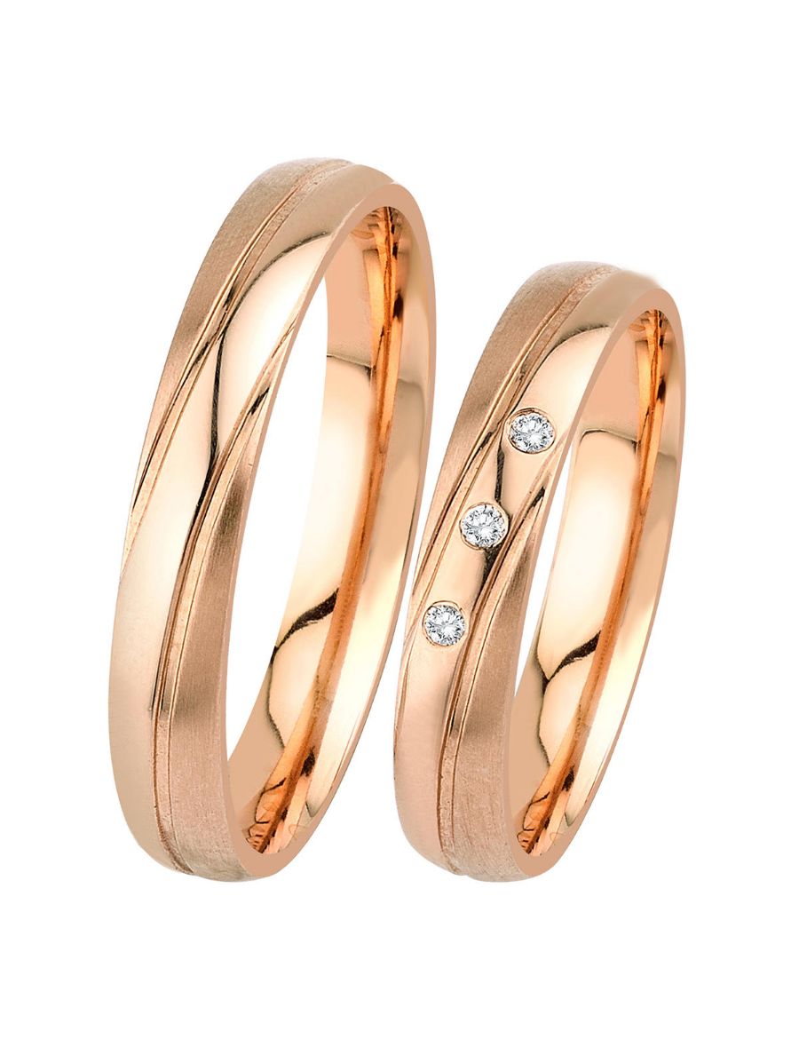 Pırlanta Tasarım Çift Alyans - Nişan Yüzüğü resmi