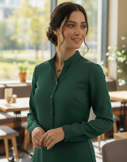 Altın Safir Elif Vav Kolye resmi