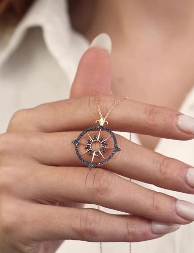 Gemici Yakut Safir Kolye resmi