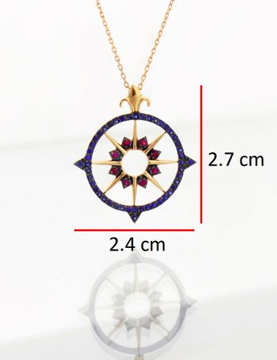 Gemici Yakut Safir Kolye resmi