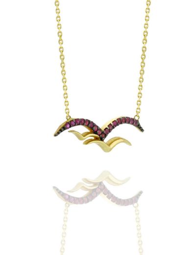 Yakutlu Martı Kolye resmi