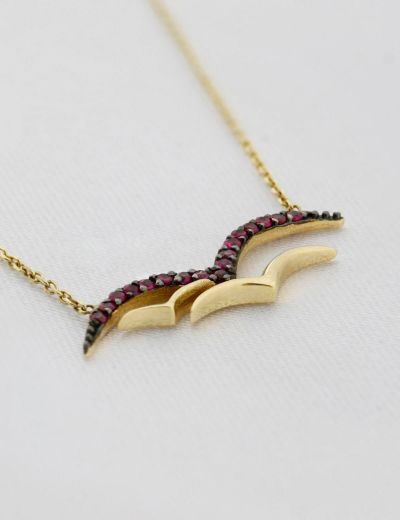 Yakutlu Martı Kolye resmi